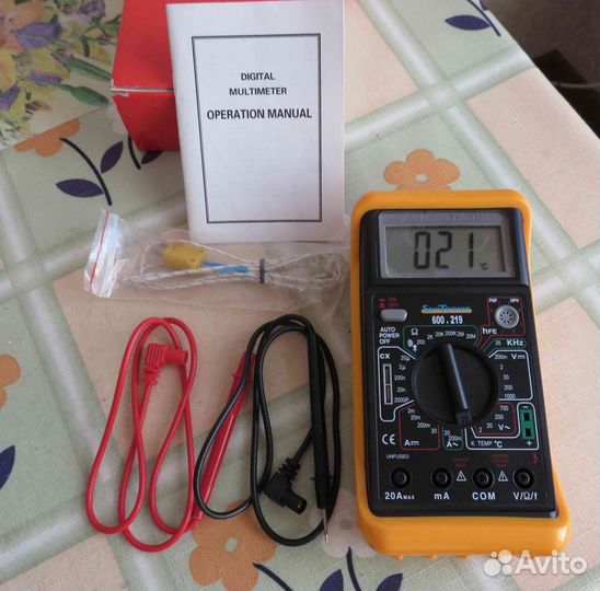 Мультиметр цифровой skytronic 600.219