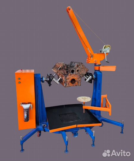 Кантователь двигателя