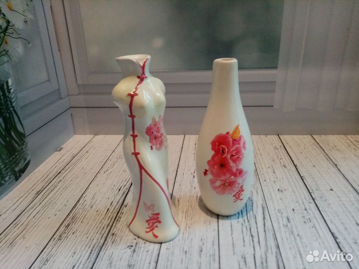 Декоративные вазы и кувшинчики