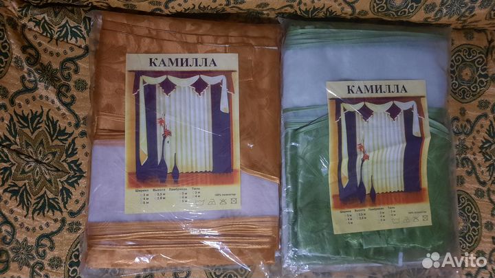 Новые шторы Тюль Камилла