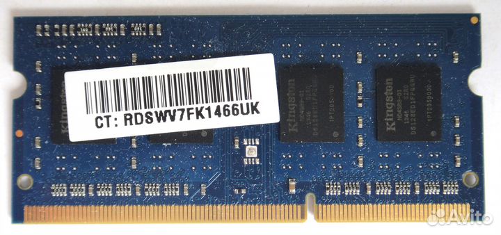 Оперативная память Kingston 4 гб DDR3L 1600 мгц