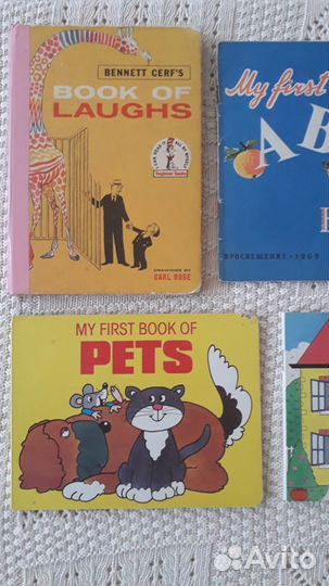 Картонные книжки-картинки на англ. языке СССР