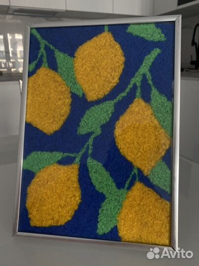 Картина из пряжи