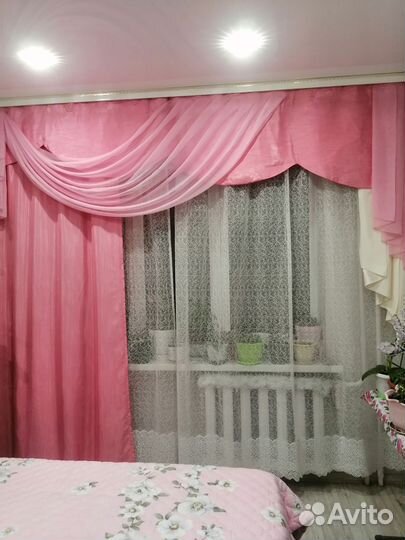 Ламбрекен со шторой