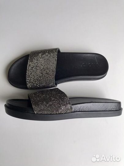 Шлепанцы натуральная кожа