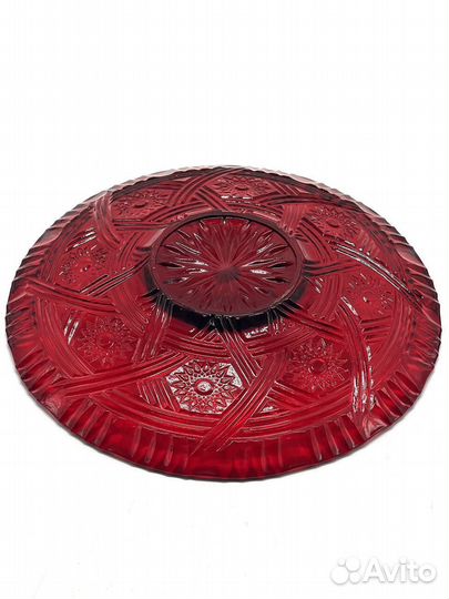 Ваза ссср,рубин,1960-е годы,Первомайский