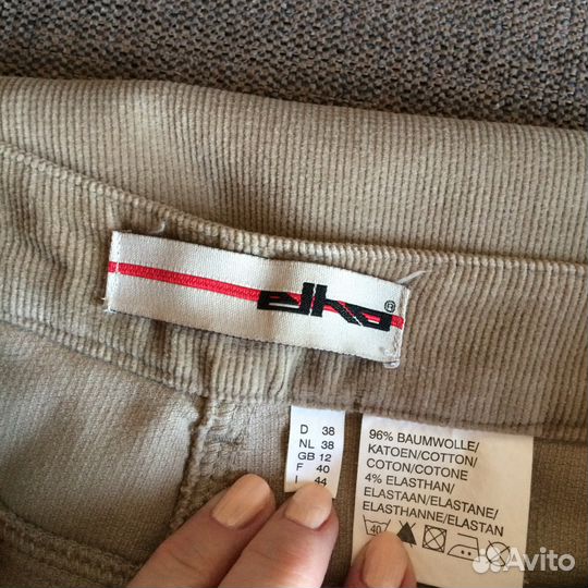 Джинсы вельветовые