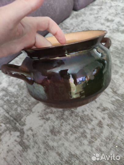 Супница без крышки, керамика, бу