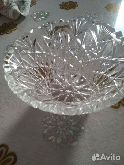 Ваза хрустальная большая СССР