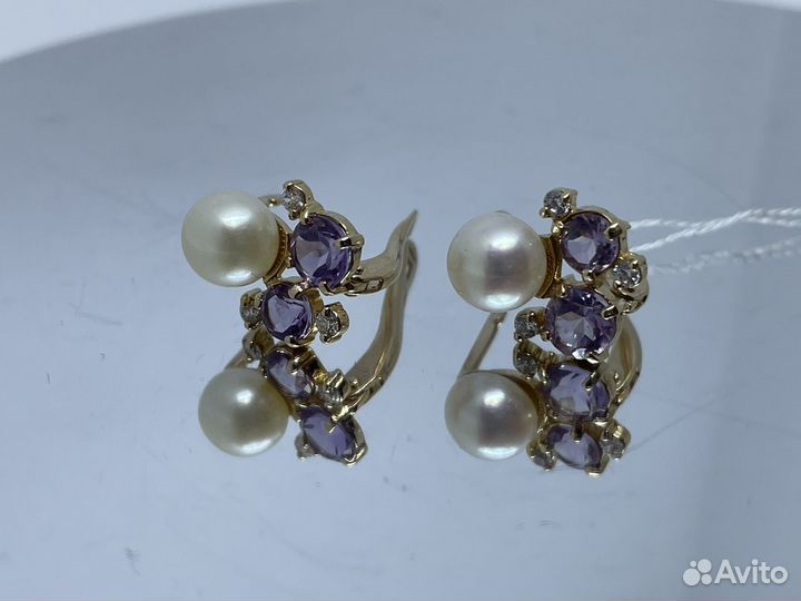 Золотые серьги