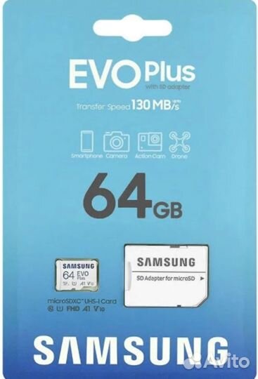 Новые microSD 32, 64, 128, 256 гб, гарантия 2 года
