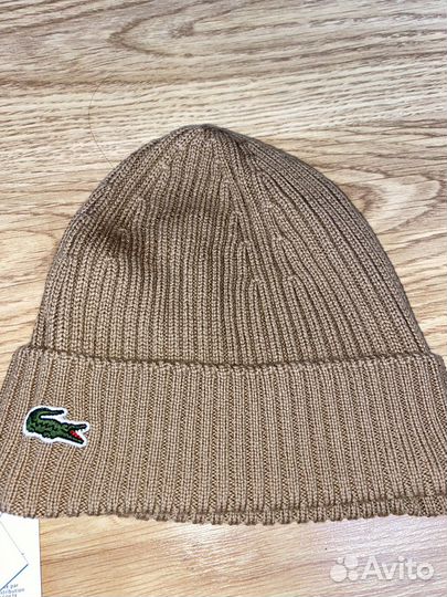 Шапка Lacoste шерсть оригинал