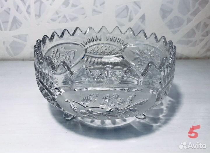 Вазы/салатники (хрусталь,стекло) (ссср,Корея)