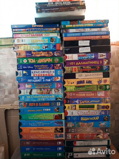 Видеокассеты мультфильмы