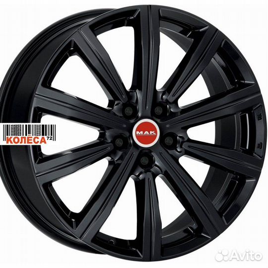 MAK Birmingham 8.5x20 5x112 ET52 Dia66.6 Gloss Bla
