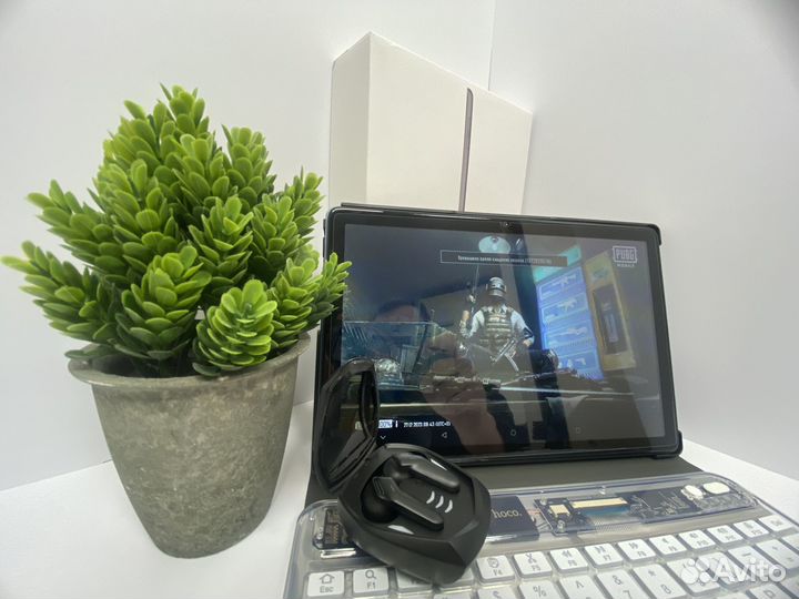 Игровой Android 10.1' планшет + игровые наушники