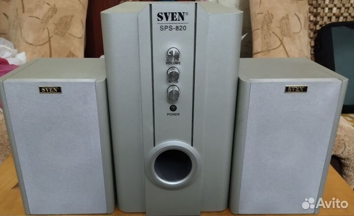 Колонки Sven SPS 820 звук огонь 38 Ват