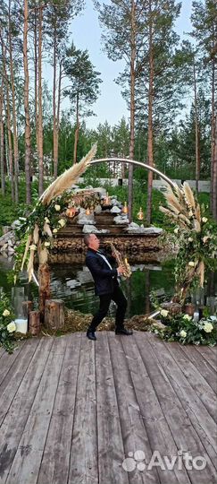 Саксофонист на праздник