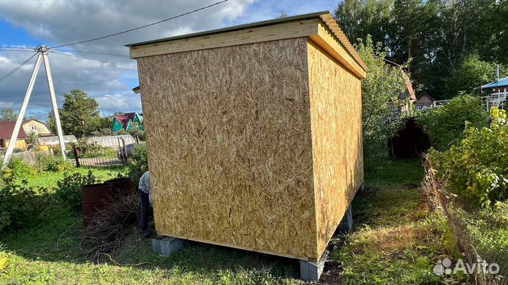 Каркасный дачный домик эконом