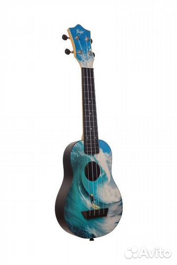 Укулеле Travel Flight TUS 25 surf, сопрано, черная