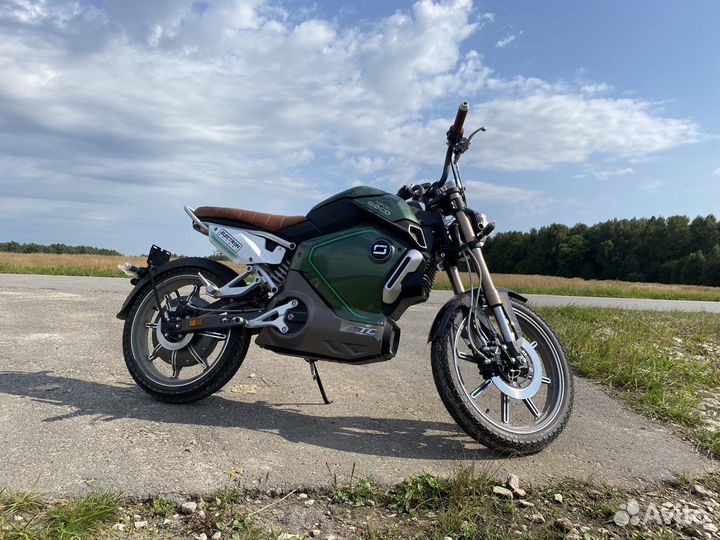 Электромотоцикл TC Green super soco supersoco