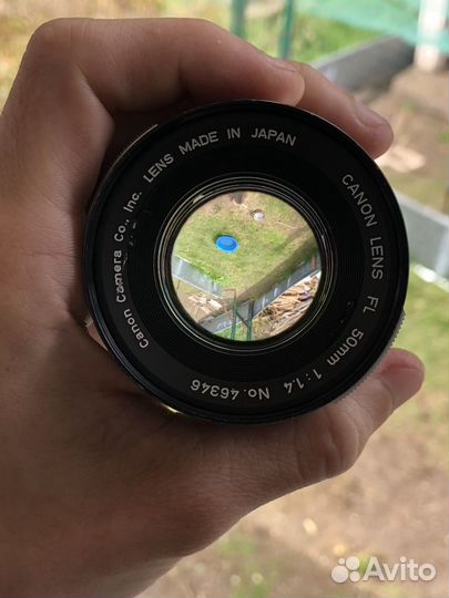 Canon FL 50mm f1.4 для sony E nex