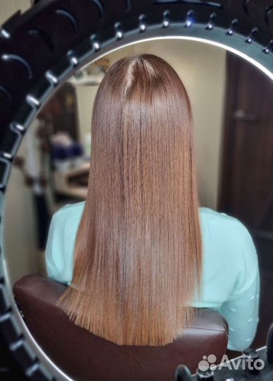 Кератиновое выпрямление, ботокс волос нанопластика