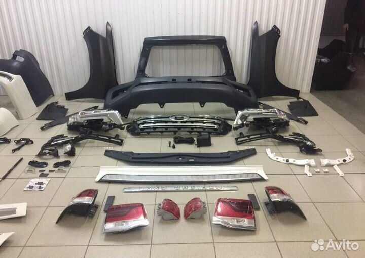 Toyota land cruiser 200 рестайлинговый комплект