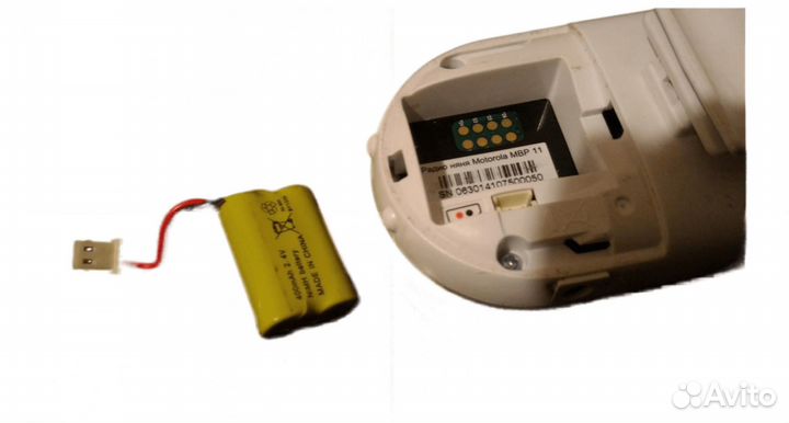 Замена батареи Motorola MBP11