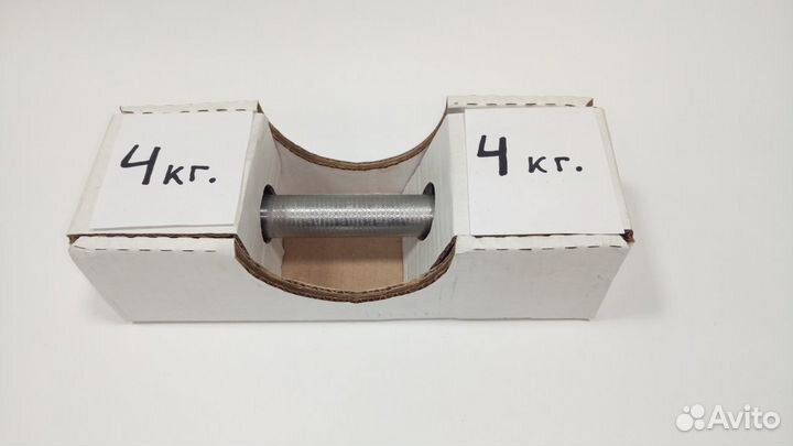 Гантель разборная с галтованными дисками 4кг (мет
