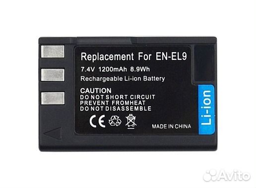 Аккумулятор для камеры Nikon (EN-EL9) D60, MH-23