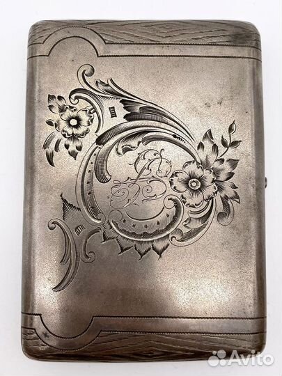 Портсигар серебро 84 проба