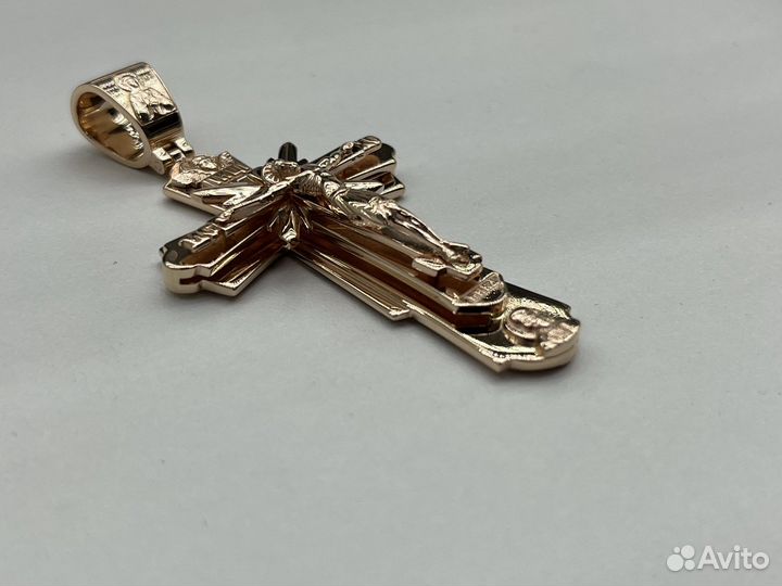 Золотой крест «Лучи»