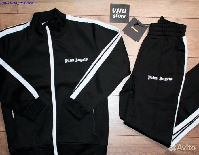 Palm Angels олимпийка черная (Арт.22111)