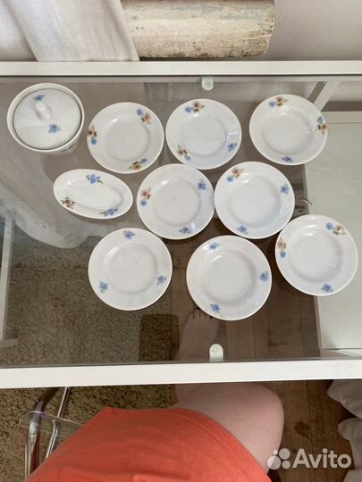 Сервиз столовый детский СССР Дулево