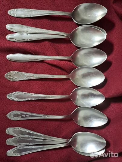 Ложки столовые разные нержавейка СССР