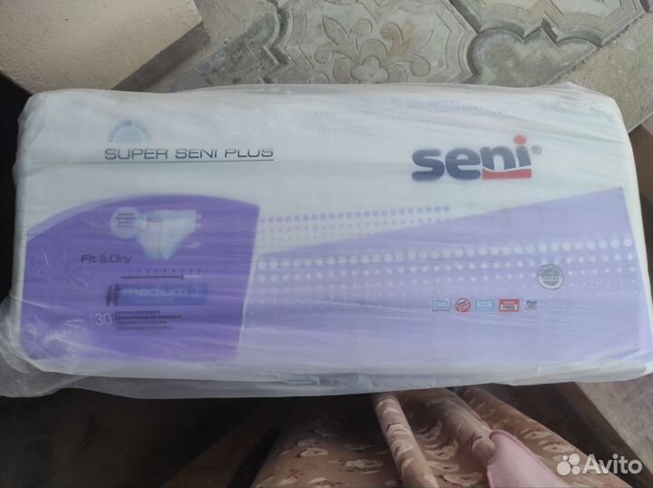 Памперсы для взрослых seni m 75-110см