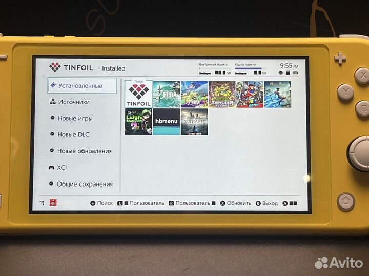 Nintendo switch lite прошитая чип