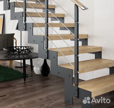 Лестница ограждения ступени перила под ключ