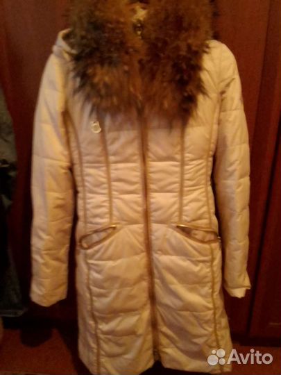 Пуховик женский длинный 44 46