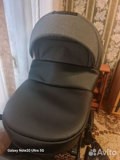 Коляска 2 в 1 эко кожа IndigoMiоPlus 14