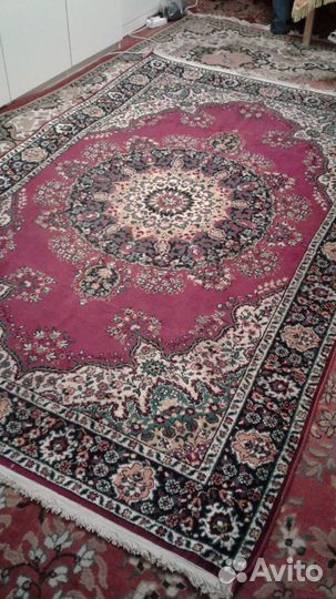 Ковер шерстяной турецкий бу