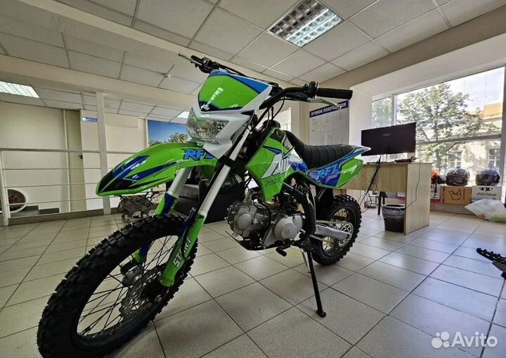 Питбайк Apollo RFZ Start 125LE 17/14 зелёный