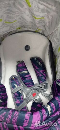 Санки коляска для двойни и близнецов премиум