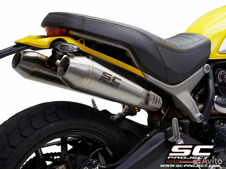 Ducati scrambler 1100 глушитель SC Project