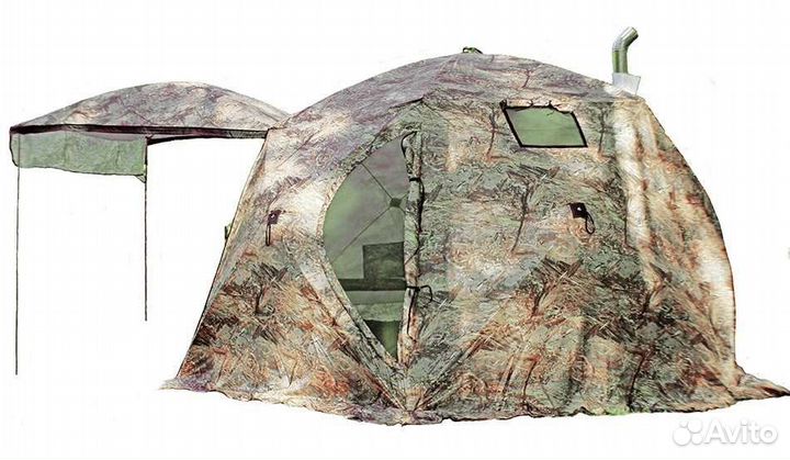 Палатки Стэк Куб, Дубль, Чум с навесом