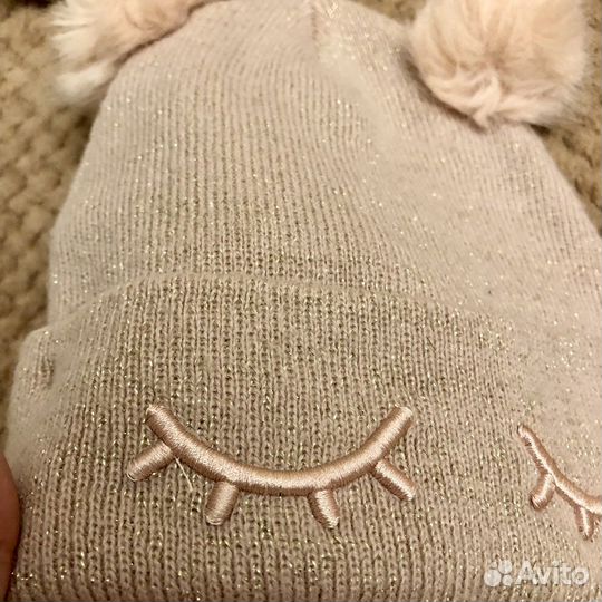 Шапка зимняя для девочки H&M 3 мес.,1,6,2,3 года