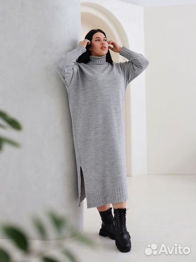 Платье женское оверсайз 52-54