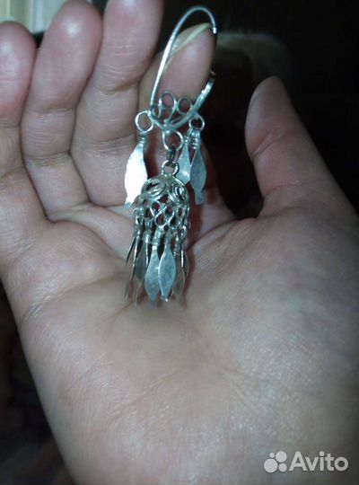 Серебряные серьги