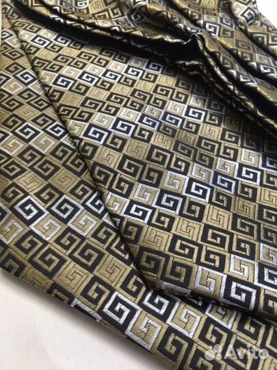 Новый мужской аскот (шейный платок) серо-оливковый